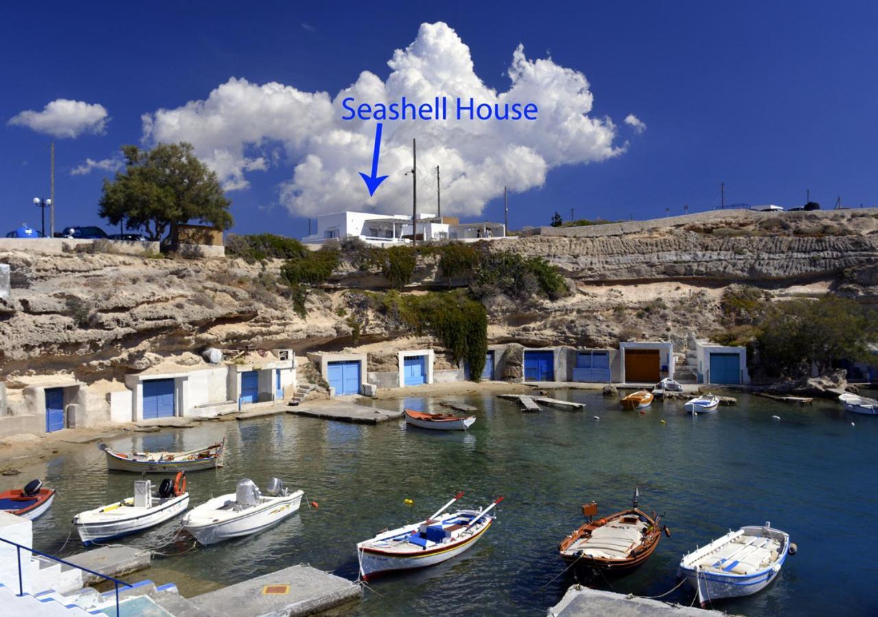 Seashell Mandrakia Sea View Vila Exterior foto